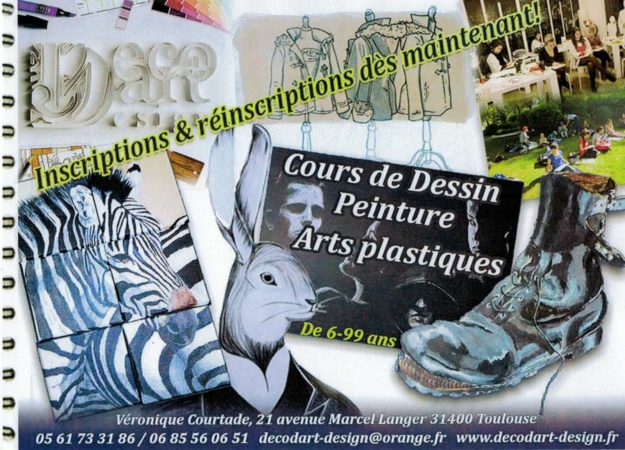 Affichette cours de dessin Decod’Art Design Affichette cours de dessin Decod'Art Design