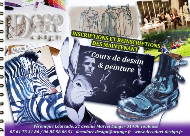 Flyer cours de dessin 2019